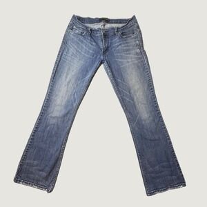 Vintage Levi's 524 Jeans Womens 11M Blue Too Superlow Bootcut Low Rise Denim
